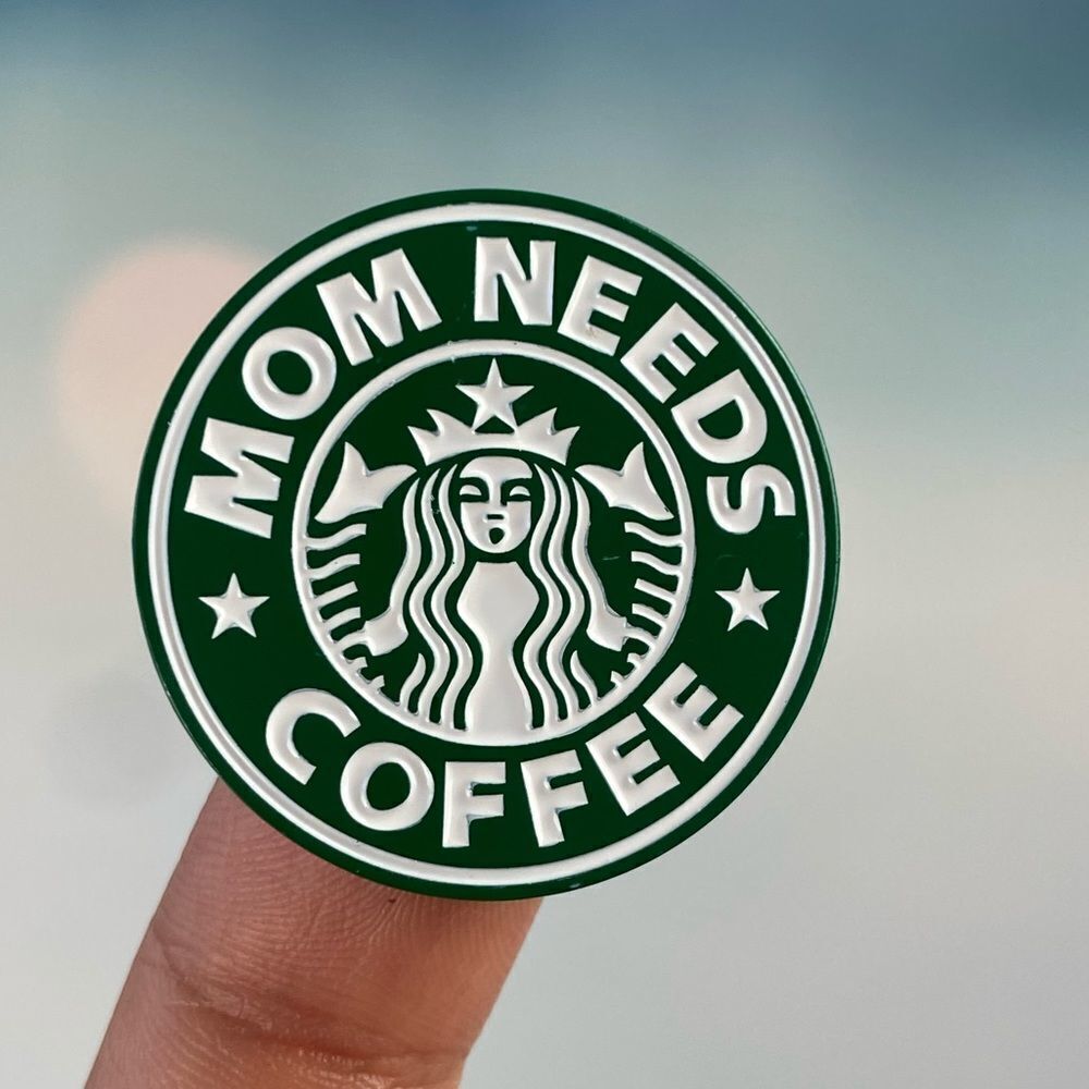 Mom Needs Coffee Enamel Pin/ Brooch Lapel